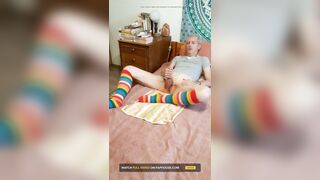 A Good Masturbation in Knee-high Socks