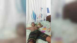 Black Massive Cock Wanking after School