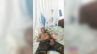 Black Massive Cock Wanking after School