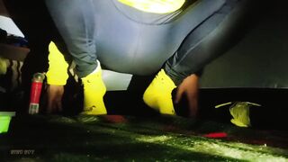 He Almost Managed to Get His Hand in Her Sweet Ass