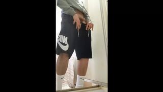 I piss in Nike sports clothes