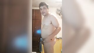 I jumped rope naked in the room