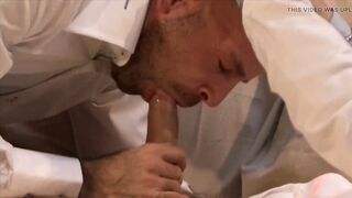 While wearing the cuffs he has been fucked on the sofa by - 5 image