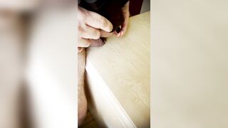 Delicious, hot cum from a cock!