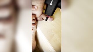 Delicious, hot cum from a cock!