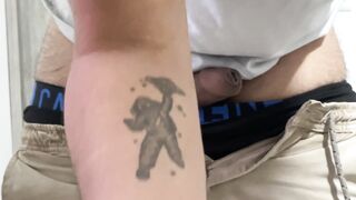 Foot Fuck - I Masturbate My Boyfriend With My Feet - Gay Foot Fetish - 8 image