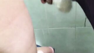 Daddy Bear Fucked in Restroom