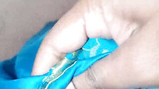 Satin silk handjob porn - Satin blue lehnga handjob of neighbour (139)