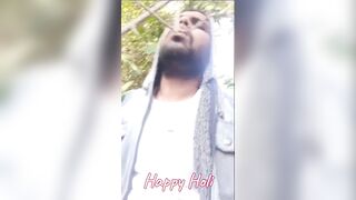 Holi bhabhi ke saath jungle mein lathmar holi #happyholi - 4 image