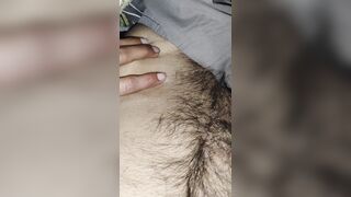 Playing with my body hair