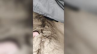 Playing with my body hair
