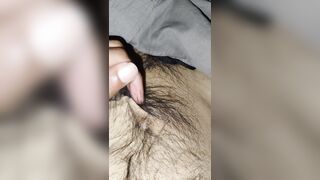 Playing with my body hair