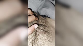 Playing with my body hair
