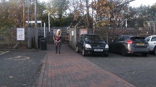 Flashing at the station