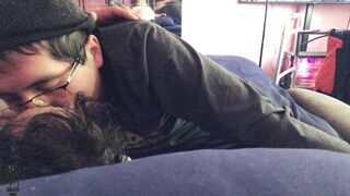 Kisses Loving Boy & Sucks his Tits