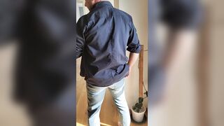 I'm undressing for you! And show you my body and cock! - 2 image