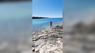 Hiker Catches a Guy Getting Naked on a Beach and He Gets His Ass Fucked by Him