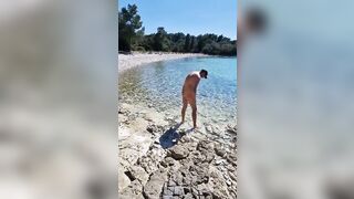 Hiker Catches a Guy Getting Naked on a Beach and He Gets His Ass Fucked by Him