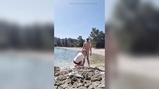 Hiker Catches a Guy Getting Naked on a Beach and He Gets His Ass Fucked by Him
