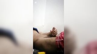 teen horny boy playing with his dick
