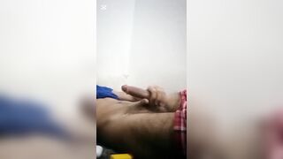 teen horny boy playing with his dick