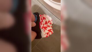 Young 19yo Perv Boy Cums On Fresh Underwear And Puts It Back In The Washing Machine