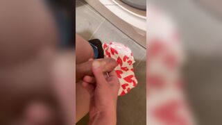 Young 19yo Perv Boy Cums On Fresh Underwear And Puts It Back In The Washing Machine