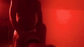 Sex Under the Red Light in the club