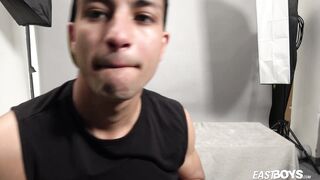 Gypsy Twink Boy Javi Xisco jerks off his big cock