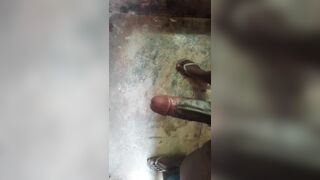 Big Dick Masturbating some cream