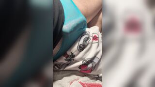 BWC in sheer underwear stroking and cumming 