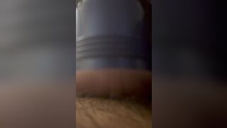 Wet Fleshlight session