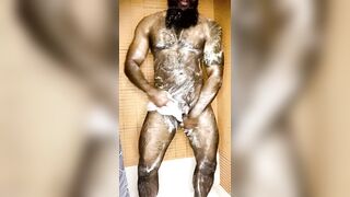 Hairy Man in the Bath