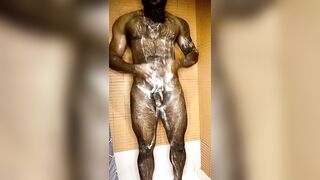 Hairy Man in the Bath