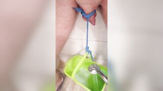 Torment small penis stretching bondage cbt sph BDSM