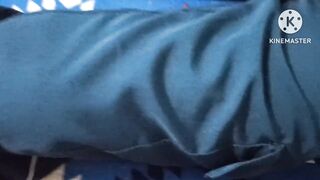 Wow first time touch my Stepbrother big cock in midnight pant - 1 image