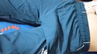 Wow first time touch my Stepbrother big cock in midnight pant - 4 image