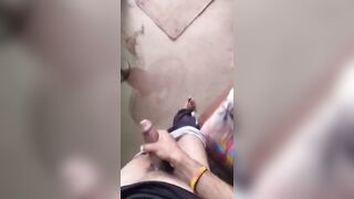 Virgin boy masturbat his big cock