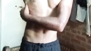 Indian showing his perfect body and voice - 10 image