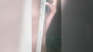 Black Africa gay man love to masturbate in his room