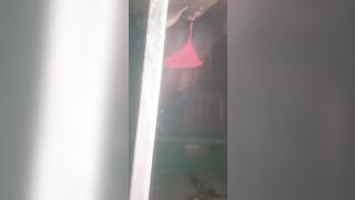 Black Africa gay man love to masturbate in his room