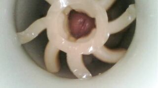 Internal fleshlight cum