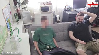 Hot Straight Twink Food Delivery Get's Paid To Get Sucked, Rimmed And Fingered For The First Time - 2 image