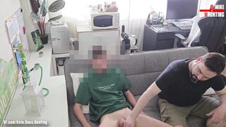 Hot Straight Twink Food Delivery Get's Paid To Get Sucked, Rimmed And Fingered For The First Time - 5 image