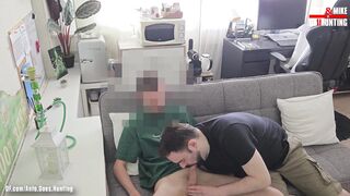 Hot Straight Twink Food Delivery Get's Paid To Get Sucked, Rimmed And Fingered For The First Time - 7 image