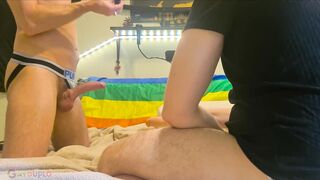 Amateur bareback and dildo action! - 3 image