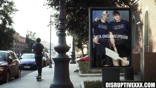 Wild frat party turns into a steamy orgy with hot babes