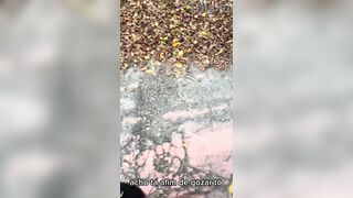 I banged a hot, ebony stranger on the trail with a massive gift - full video