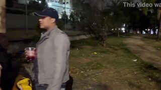 Watch as a hooded man surprises and makes his friends' night more than just ordinary with a wild threesome - 2 image