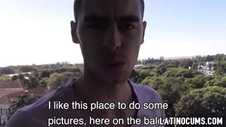 Young Latino boy agrees to fuck film director's wife for cash